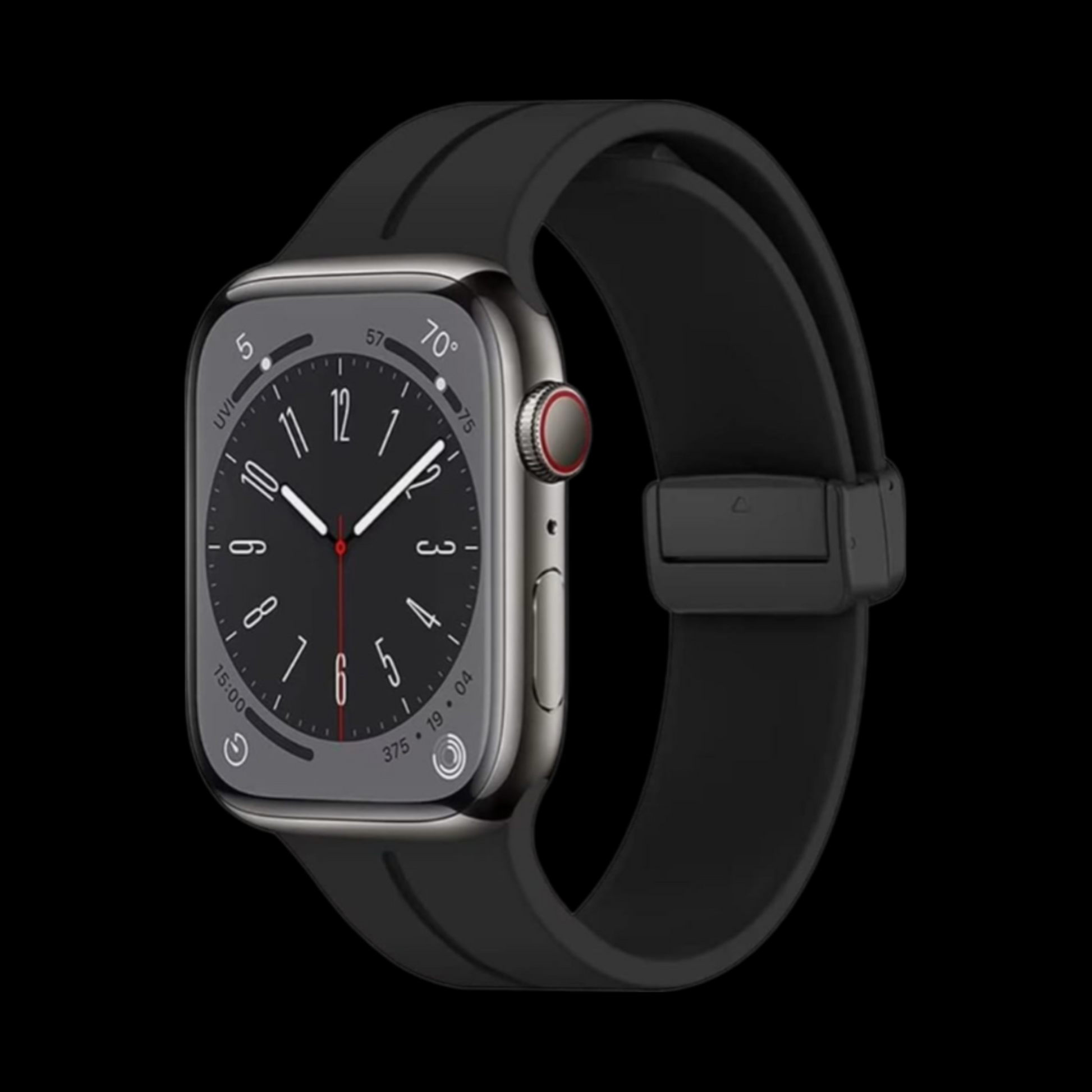 Apple Watch Compatible Strap Black