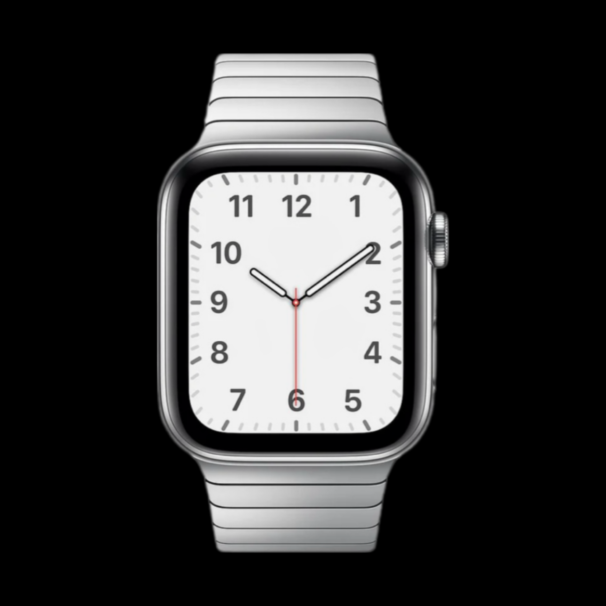 Stainless Steel Apple Watch Compatible Strap Silver