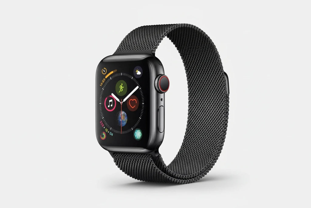 Milanese Loop Black Apple Watch Compatible Strap