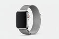 Milanese Loop Silver Apple Watch Compatible Strap