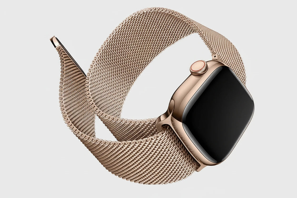 Milanese Loop  Gold Apple Watch Compatible Strap