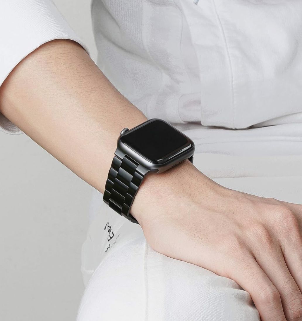 Apple Watch Strap Black Chain