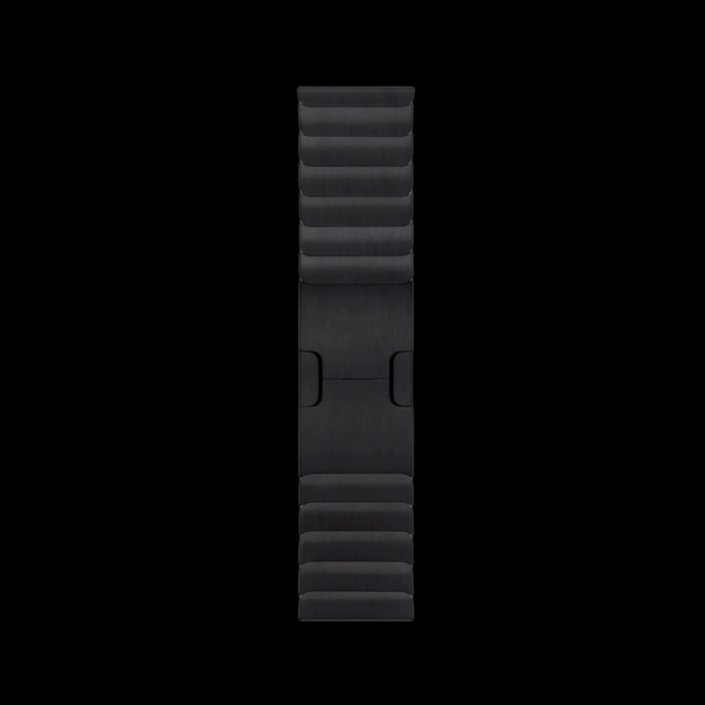 Stainless Steel Apple Watch Compatible Strap Black