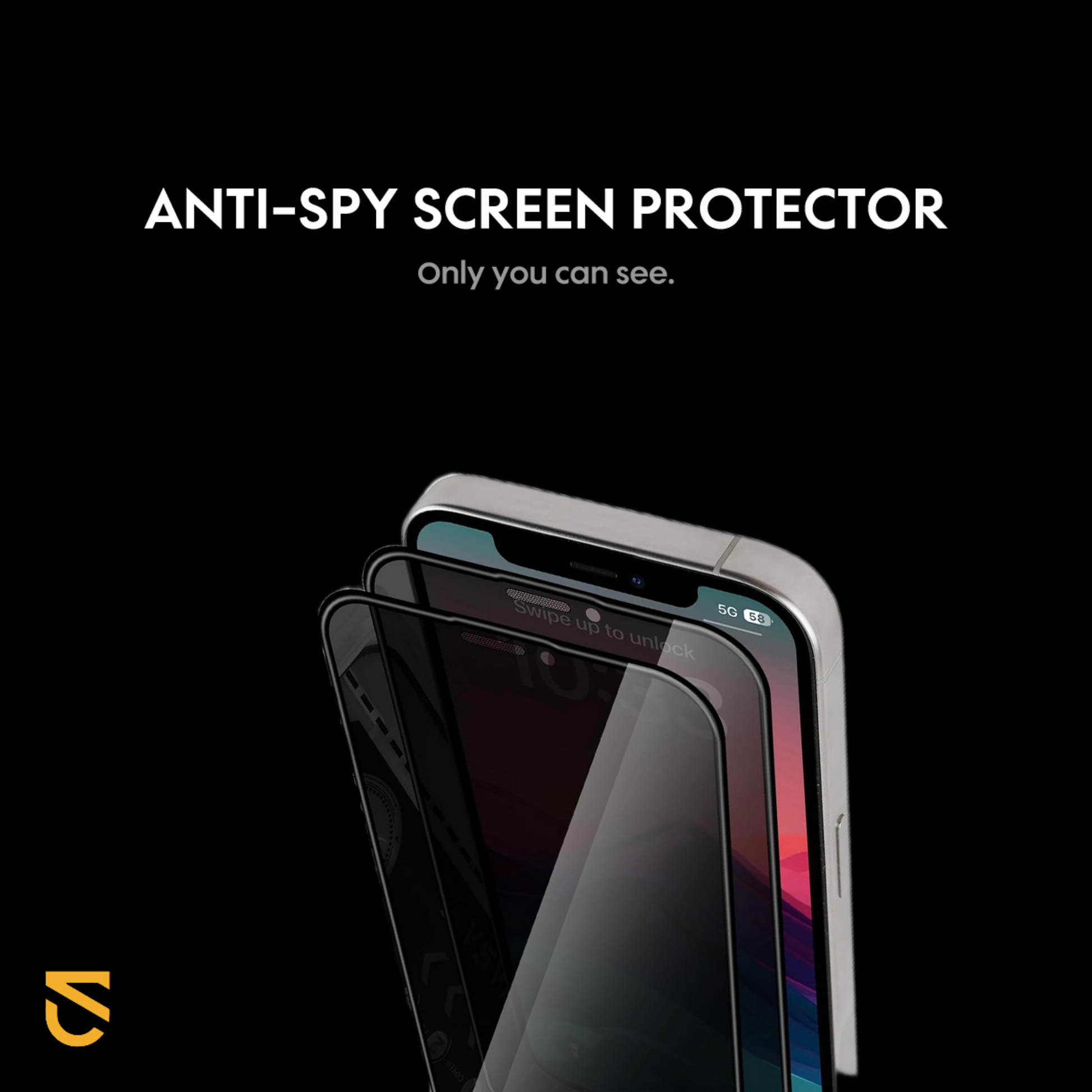 Premium Privacy Arc Tempered Glass