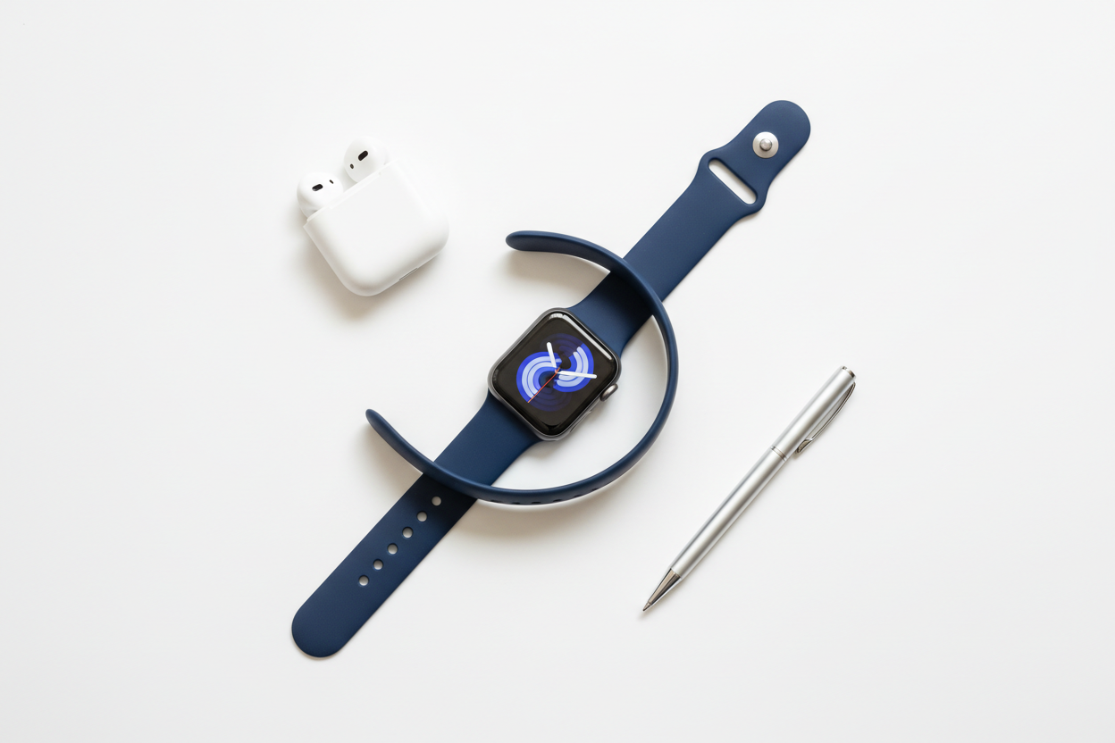 iWatch Strap Navy Blue silicon